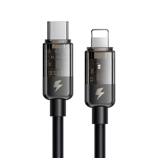 Mcdodo Auto Power Off USB-C to Lightning Transparent Cable (1.2m/1.8m)