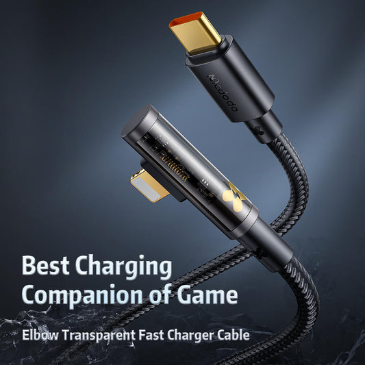 Mcdodo Prism Series 36W USB-C to Lightning Transparent Cable 1.2/1.8m