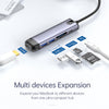 Mcdodo 6 in 1 HUB  HDMI; USB-A 3.0*2; USB-C(PD 100W);  SD/TF Card Slot