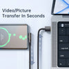 Mcdodo Prism Series Type-C 6A 90 Degree Transparent Data Cable 1.2/1.8m