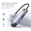 Mcdodo 6 in 1 HUB  HDMI; USB-A 3.0*2; USB-C(PD 100W);  SD/TF Card Slot