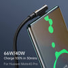 Mcdodo Prism Series Type-C 6A 90 Degree Transparent Data Cable 1.2/1.8m