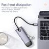 Mcdodo 10 in 1 HUB  HDMI; USB-A 2.0*2; USB-A 3.0*2; VGA USB-C(PD 100W); Gigabit LAN; SD/TF Card Slot