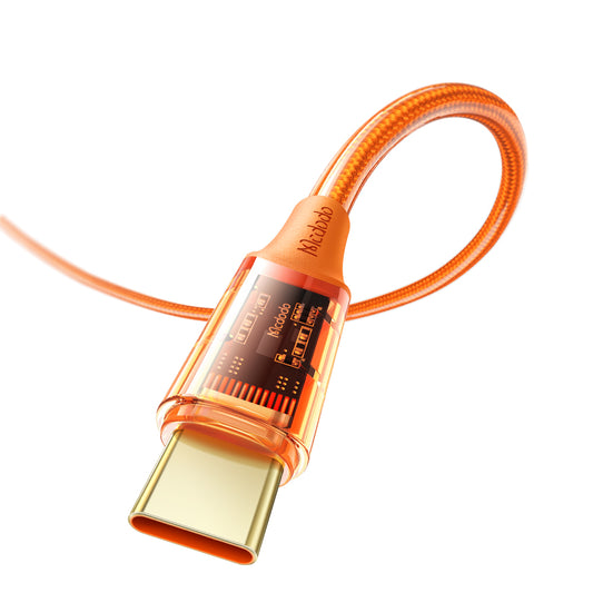 Mcdodo Amber Series USB-C to USB-C PD 100W Transparent Cable (1.2M)