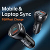 Mcdodo Aurora Series 95W 1A+1C Digital Display PD Car Charger