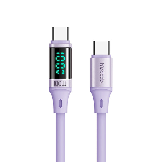 Mcdodo Digital HD Silicone USB-C to USB-C 100W Cable (1.2/1.8m)