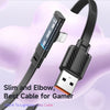 Mcdodo Dichromatic Lightning 90 Degree Data Cable with LED (1.2/1.8M)