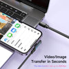 Mcdodo Dichromatic 36W USB-C to Lightning 90 Degree Cable with LED (1.2/1.8M)