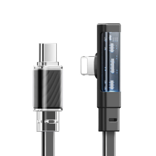 Mcdodo Dichromatic 36W USB-C to Lightning 90 Degree Cable with LED (1.2/1.8M)