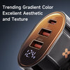 Mcdodo Prism Series 100W USB-C + Dual USB-A Digital Display PD Car Charger