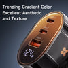 Mcdodo Prism Series 100W Dual USB-C +USB-A Digital Display PD Car Charger