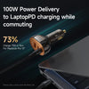 Mcdodo Prism Series 100W Dual USB-C +USB-A Digital Display PD Car Charger
