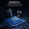 Mcdodo Bluetooth Headphones In Ear Headphones Wireless Bluetooth 5.3 Headphones Bluetooth 13MM Dynamic Driver LED Display Wireless Headphones HiFi Stereo Earbuds for Work and Study