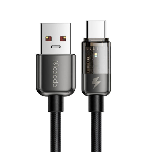 Mcdodo Auto Power Off 6A USB-C Transparent Cable (1.2m/1.8m)