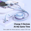 Mcdodo 3 in 1 USB-A  to Lightning+Micro+Type-C  Data Cable 1.2m