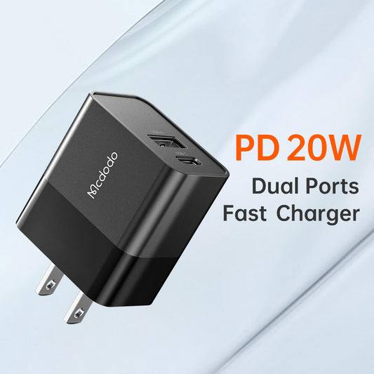 Mcdodo Hydrogen Series PD+QC Charger 20W US plug