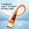 Mcdodo Amber Series USB-C to USB-C PD 100W Transparent Cable (1.2M)
