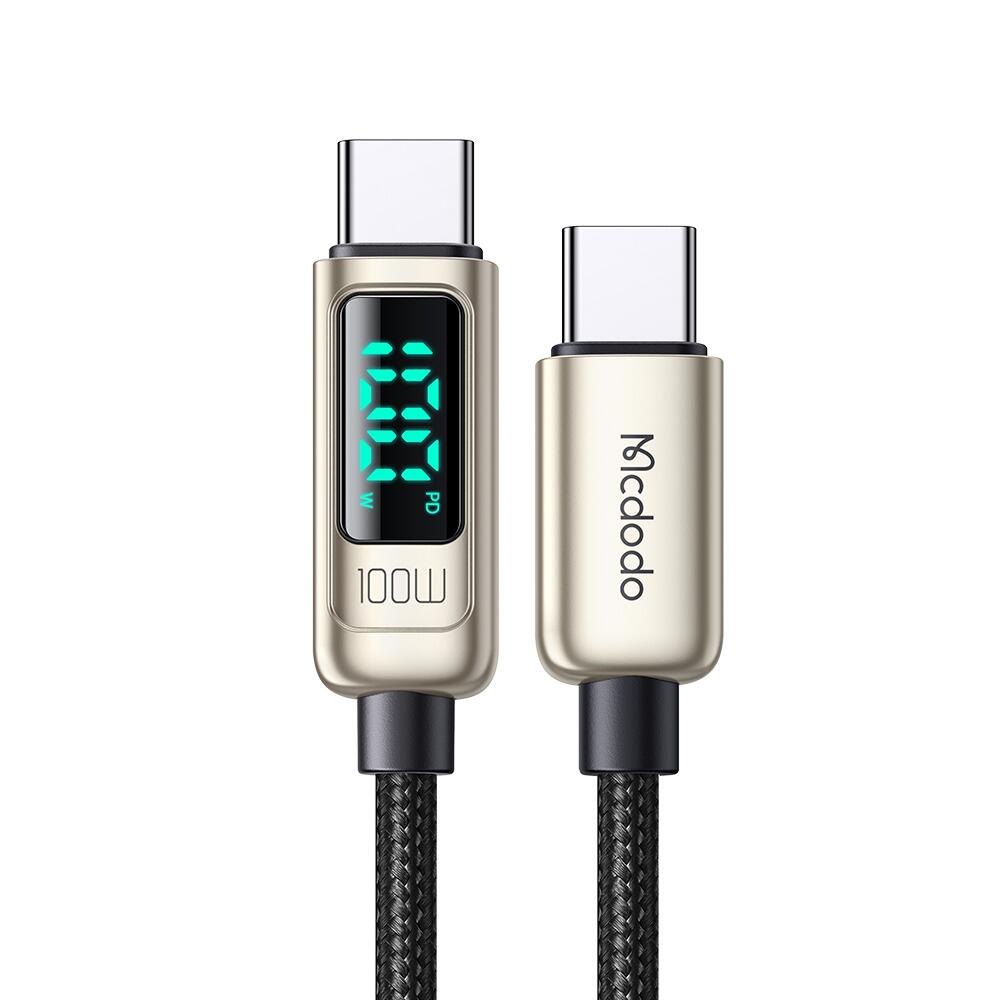 Mcdodo Digital Pro 100W Auto Power Off USB-C to USB-C Transparent Data –  Mcdodo Online