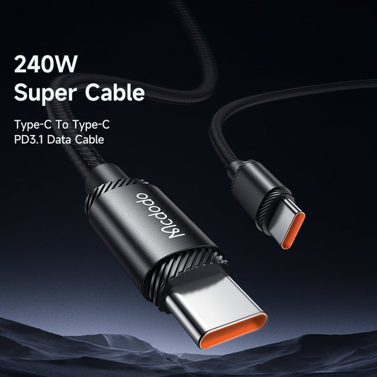 Mcdodo Flash 240W Type-C to Type-C Cable (1.2/2M)